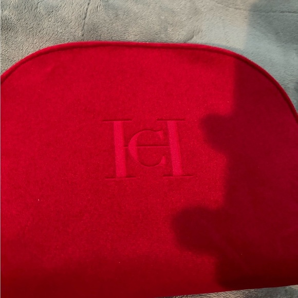 Carolina Herrera Red Clutch Bag - Picture 2 of 5